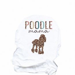 new Dog Mama Leopard print T Shirt B Poodle Lab Collie Poodle Hound Doberman Akita T-Shirt Women Clothes Female Tees Tops l2RP#