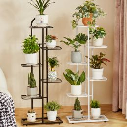 Planters Flower Display Stand Pot Rack Balcony Living Room Multilayer Iron Bracket Green Plant Shelf