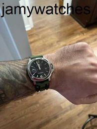 Paneraii Men's Watch Designer Mens Black Pam00048 40mm Luxury Full Stainless Steel Waterproof Wristwatches High Quality