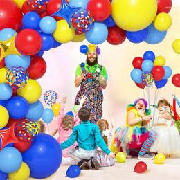 Party Decoration 100pcs Balloon Chain Set Circus Children Baby Birthday Background Theatre Shopping Mall Activity Props
