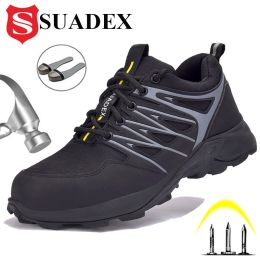 Boots Suadex 2022 New Men's Work Shoes Safety Shoes Boot Steel Toe Cap Antismashing Antipiercing Outdoor Sporty Protective Sneakers