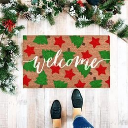 Carpets Doormat Indoor Entrance Christmas Doormats Welcome Home Carpet Front Door Mat Decorations Xmas Bathroom Rug