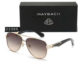 Maybachs Sunglasses Designer Sunglasses Men's High End Fashion Leisure Sunglasses Outdoor Driving Tourism Sun Protection Sunglasses Luxury Mayba Glasses 3584