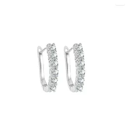 Stud Earrings Real 1.2ct D Colour Moissanite 925 Sterling Silver Earring For Women Sparkling Wedding Fine Jewellery Gifts