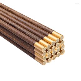 Chopsticks 10Pairs Wooden Without Lacquer&Wax Household Health Tableware Sushi Chinese For Home Restaurant