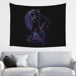 Tapestries Japanese Anime Sailors Girl Hippie Tapestry For Living Room Bedding Decoration Home Decor