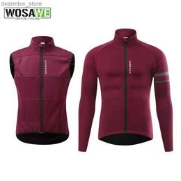 Cycling Jackets Mens Cycling jacket Winter Thermal Fleece MTB Bicycle Clothes Windproof Gilet Ciclismo Sleeveless Road Bike Clothing Undershirt24329