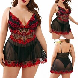 women Sexy Lace Stitching Sheer Suspender Pyjama Plus Size Sexy Dr Deep V Porn Nightdr Temptati Dr Sex Ladies Pyjama A0dc#