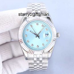 Luxury Watch RLX Clean Diamond Dail Automatic Mechanical Watch 41mm Fashion Business Swimming 904L Stainless Steel WristWatch