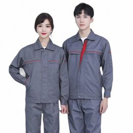 working Clothes For Men Thickened Versi Reflective Stripe Men's Overalls Workshop Uniforms Worker Engineer Workshop Costume f6kt#