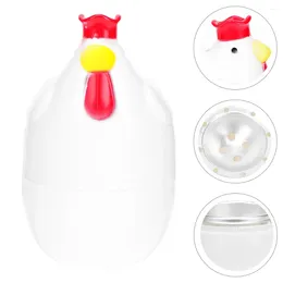 Double Boilers Microwave Egg Steamer Poacher Non Stick Cooking Utensils Maker Steamed Kitchen Gadget Lovely Cup Creative Chick Shaped