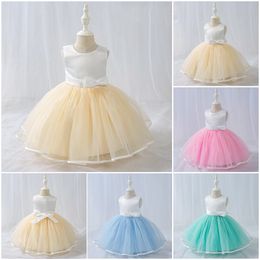 Sweet Pink Blue Green Champagne Jewel Girl's Birthday/Party Dresses Girl's Pageant Dresses Flower Girl Dresses Girls Everyday Skirts Kids' Wear SZ 2-10 D329257