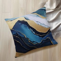 Pillow 45cm Luxury Vintage Marble Throw Case Nordic Mable Covers For Home Sofa Chair Car Decorative Pillowcase