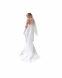 topqueen V93 High Quality Wedding Veil with 3d Frs Cathedral Mantilla Bridal Veil Frs Bridal Veil Soft Tulle q2yE#