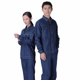 working Clothes For Men Men's Overalls Work Wear Clothing Overalls Workwear Workshop Uniforms Mechanic Man Print Logo C9rv#