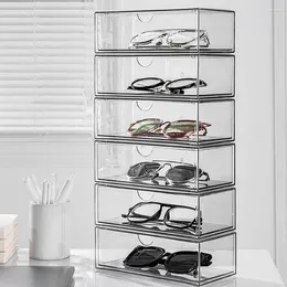 Decorative Plates Drawer Storage Box Display Cabinet Sunglass Holder Sunglasses Organizer Make Up Portable The Pet Travel