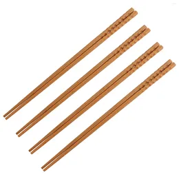 Chopsticks 2pairs/4pairs Utensil Noodles Fried Wooden Cooking Pot Super Long Kitchen Tool Tableware Non Slip Sticks