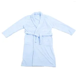 Towel Men Women Bathrobes Water Absorbent Soft Warm Coral Velvet Bathrobe Thicken With Belt For Home