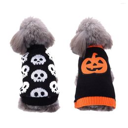 Dog Apparel Halloween Cotton Clothes Scary Bat Costumes Sweater Puppy Holiday Outfits Funny Pumpkin Pet