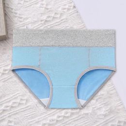 Women's Panties Women Full Coverage Briefs High Waist Breathable Thicken Hip Lifting Underpants Soft Patchwork For Comfortable