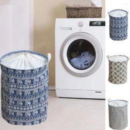 Laundry Bags Large Capacity Dirty Basket Multifunctional Marble Grain Storage Bag Thickened Durable Drawstring Hamper