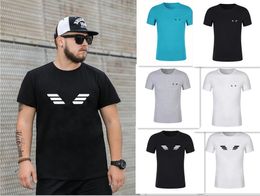 Men's Designer T-shirt New Brand T-shirt Top Fashion Regular Short Sleeve Fit Couple Luxury Men's Shirt Round Neck High Quality Sports T-shirt 9 Colour Size S-5XL