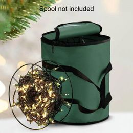 Storage Bags Light Bag Holiday Lights Organiser Capacity Christmas With Zipper Closure Handle For