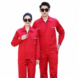 anti Static Workwear Clothing For Men Women Lg Sleeve Workmen Uniform Car Workshop Working Suit Mechanical Repairmen Coverall l9lN#