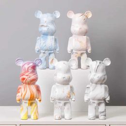 Novelty Items 400% Bear Brick Statue Decoration Violent Bear Pattern Pig Bank Bear Brick Luxury Home Decoration Series Doll Desktop DecorationL2403