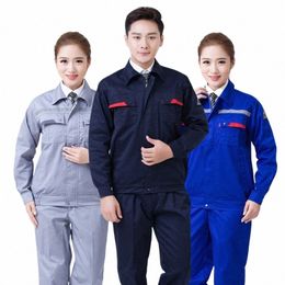 2020autumn Winter Work Clothing For Men Tooling Wear-resistant Labor Coveralls Auto Repairmen Factory Workshop Welding Uniforms a4OI#