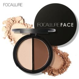 FOCALLURE Face Bronzer Highlighter Brighten Pressed Powder Waterproof LongLasting Matte Contouring Makeup Cosmetics 240327