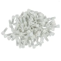 Spoons 100pcs Nylon Closed End Cap Insulated Connectors Wire Crimp Terminal 16-14 AWG