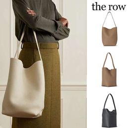 Womens the row Park tote Bag Luxury designer crossbody bucket handbags Large Summer beach Top handle bags Mens Genuine Leather purse shoulder clutch basket bag HU