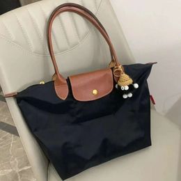 2024 neue Große Kapazität Klassische Einkaufstasche Falten Designer Mode Lässig Schulter Tasche Frauen Nylon Handtaschen