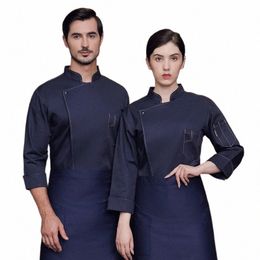 hotel Chef Uniform Lg- Men's Restaurant Rear Kitchen Work Clothes Short-Sleeved Cake Shop Pastry Baker Summer Clothing S4Ft#