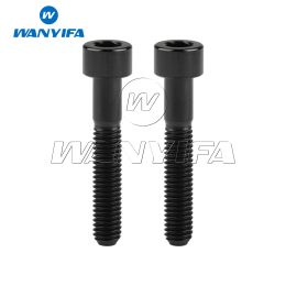 Wanyifa M6x35/40mm Bike Headset Bolt Titanium Ti Bicycle Stem Top Cap Bolt Screw 2pcs