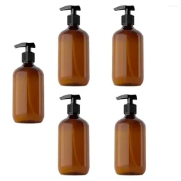 Storage Bottles Empty Pump Bottle Shampoo Refillable Press Leak Proof Containers Salon Hairdressing