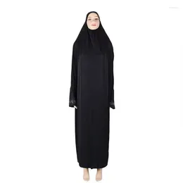 Ethnic Clothing Muslim Women Abaya Soft Cosy Burqa Arab Casual Loose Kaftan Islamic Plain Colour Long Robe Dress