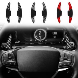 For Ford Explorer 20 21 23 Steering Wheel Centre Control Modified Accessories Shift Paddle Forged Carbon Fibre Material Shifter Auto Parts