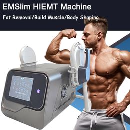 High Power EMS Slimming Machine 2 Handles With RF HIEMT Emslim Neo Muscle Building Muscle Stimulator Body Contouring Weight Loss Fat Burning Beauty Device