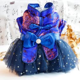 Dog Apparel Christmas Dresses For Small Dogs Clothes Winter Cosplay Cat Pet Dress Fancy Princess Puppy