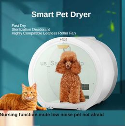 Hair Dryers 1000Watt Automatic Pet Drying Box Household Smart Dryer Mute Medium-sized Dog Small Dog Universal Water Blowing Machine 240329