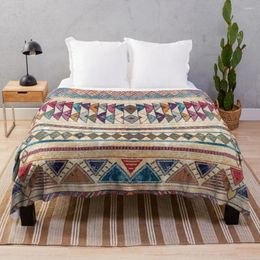 Blankets Oriental Moroccan Boho Rug Style Throw Blanket For Decorative Sofa Polar Manga Flannel Fabric