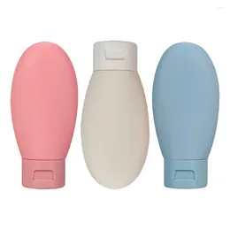 Storage Bottles 3 Pcs Lotion Squeeze Bottle Dispenser Silicone Travel Container Shampoo Refillable Toiletry