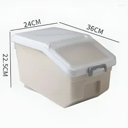 Storage Bottles Food Kitchen Moisture-proof Rice Sealed Container Tank Jar Box Grain Bucket Dispenser Cereals Pet