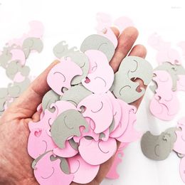 Party Decoration 200pcs Pink And Grey Elephant Table Decorations Confetti Baby Shower