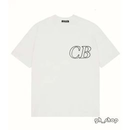 2024 Summer Mens T Shirt Cole Buxton Summer Loose Shirt Men Women High Street Classic Slogan Print Top Tee Shirt 7379