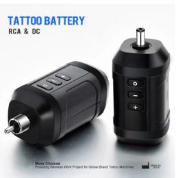 Machine Wireless Tattoo Power Supply Rca Audio Dc Interface for Sol Nova Tattoo Pen Hine Body Art Tattoo Battery