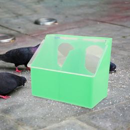 Other Bird Supplies Pigeon Feed Box Waterer Parrot Feeder Sink Pet Watering Fountain Hanging Parakeet Cage Plastic