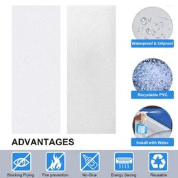 Window Stickers 1 Roll Film Anti-UV No Residue Privacy DIY Removable Glass Sticker For Bathroom